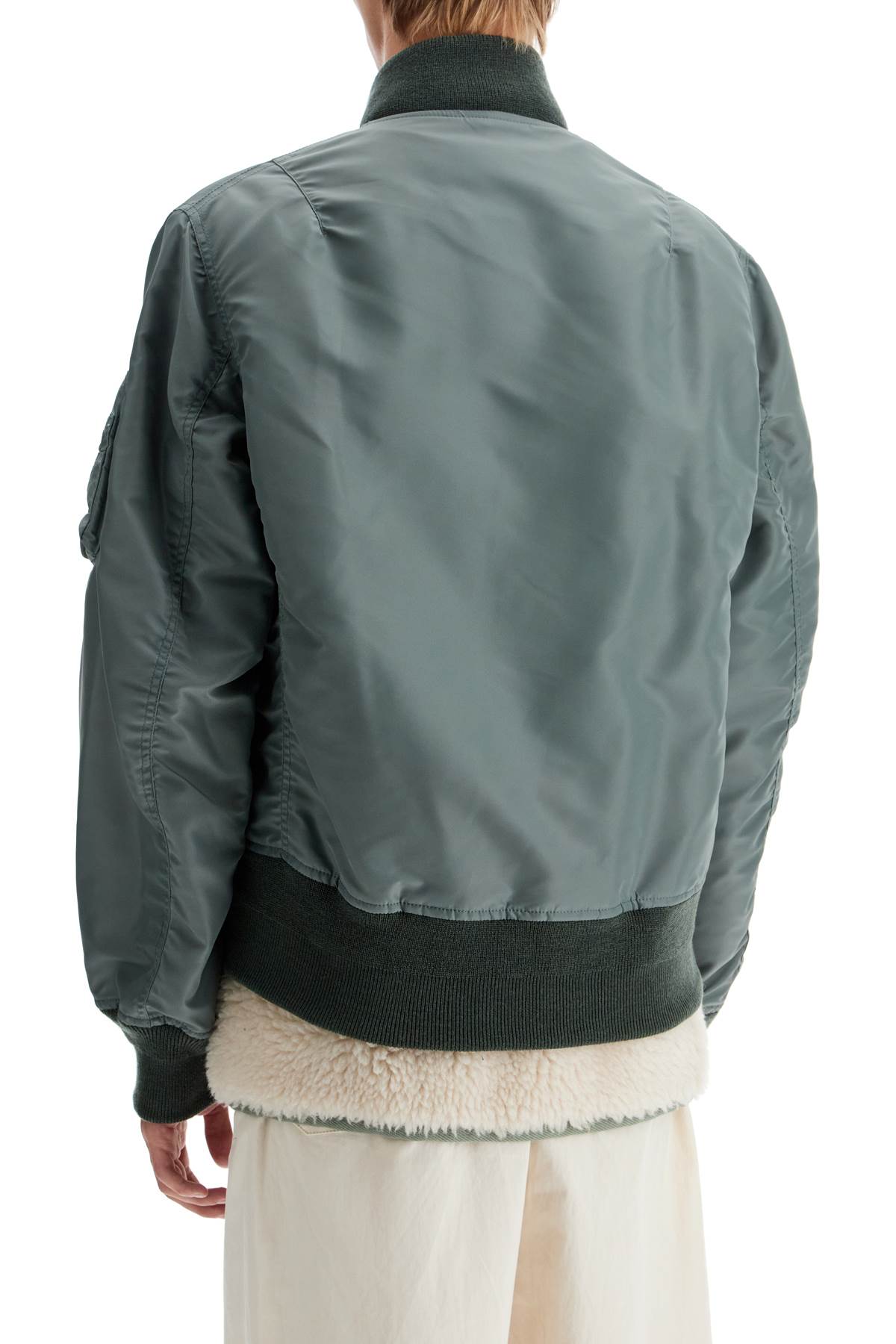 Sacai layered hybrid bomber jacket Jackets Sacai