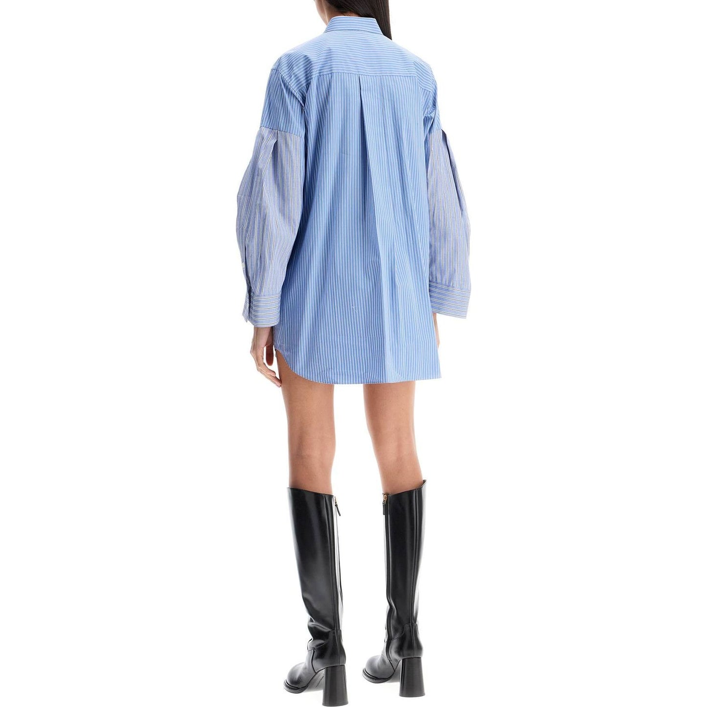 Sacai mini poplin blouse in chem Dresses Sacai