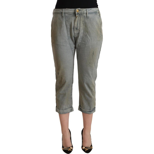 CYCLE Gray 100% Cotton Mid Waist Skinny Cropped Pants 1728,67345645728,Clothing,Cropped Pants - Pants - Clothing,CYCLE,Gray,Jeans & Pants - Women - Clothing,Material: 100% Cotton,New with tags,Pants - Clothing,W26,W27,W28,W29,W31,Women,Women - Clothing