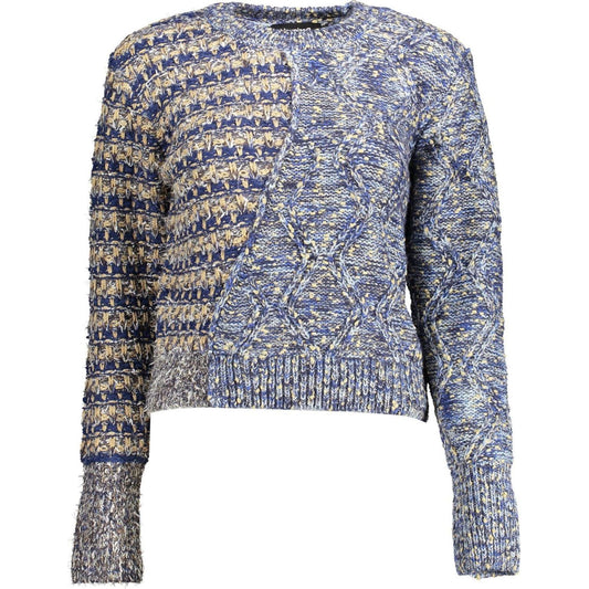 Desigual Blue Polyamide Women Sweater Desigual