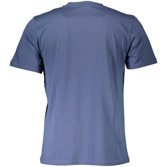 North Sails Blue Cotton Men T-Shirt North Sails