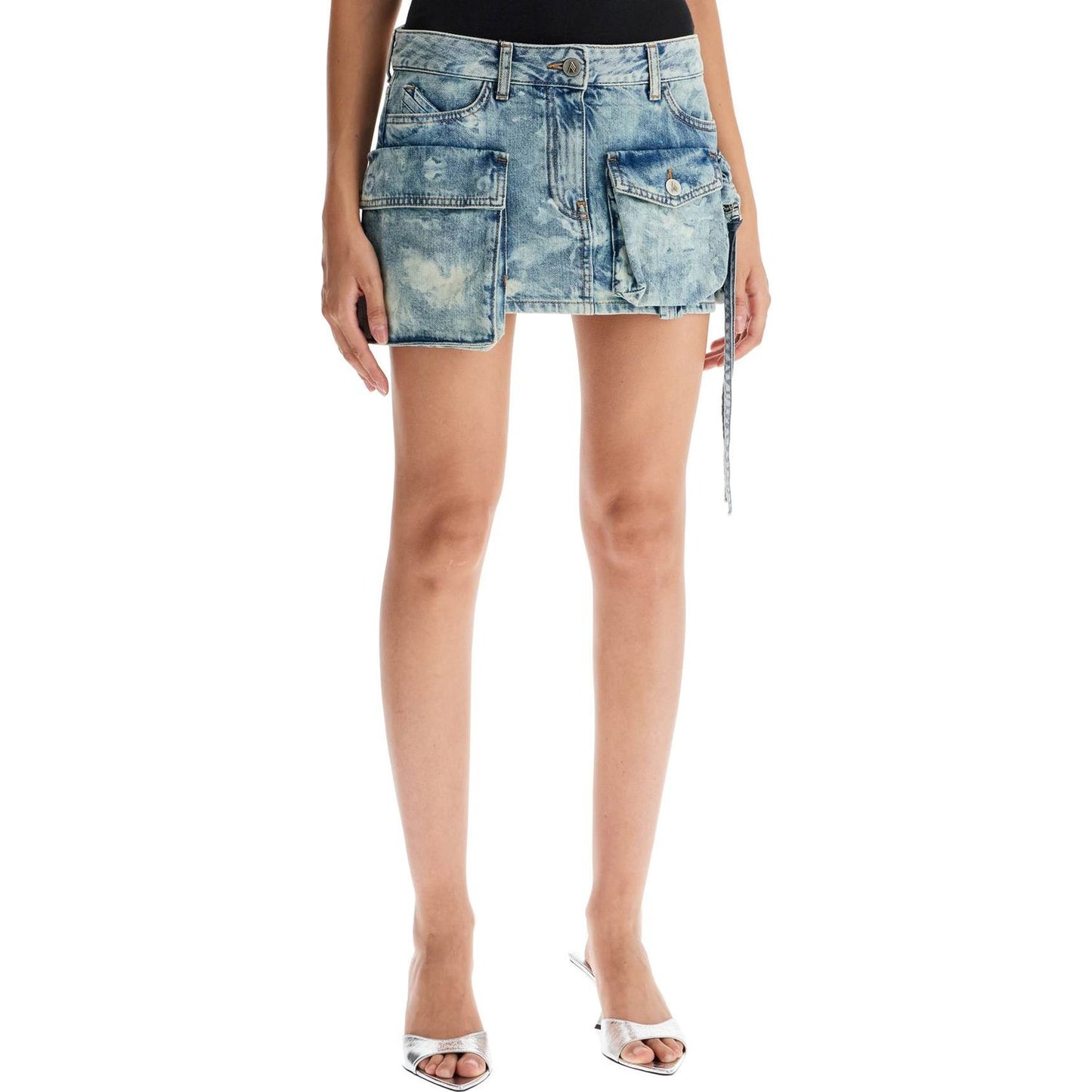 The Attico denim fay mini skirt Skirts The Attico