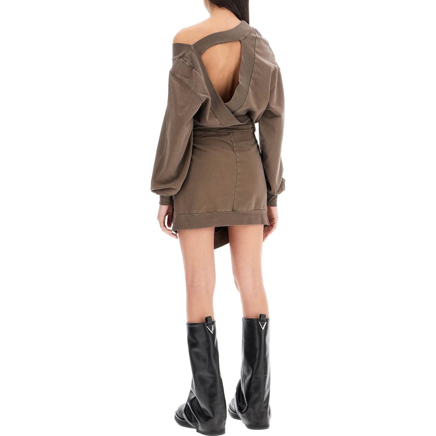 The Attico lightweight fleece mini dress Dresses The Attico