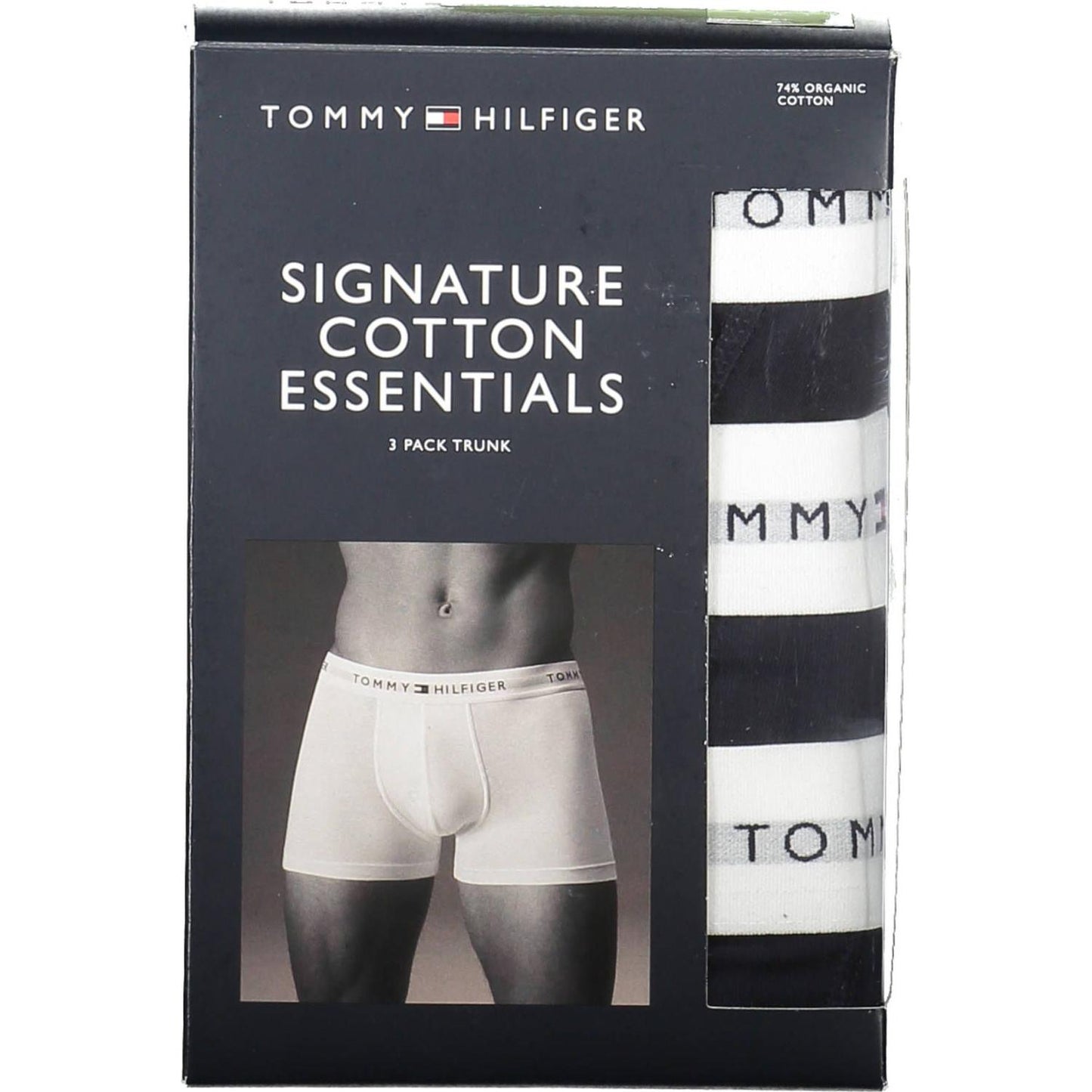 Tommy Hilfiger Black Cotton Men Boxer Underwear Tommy Hilfiger