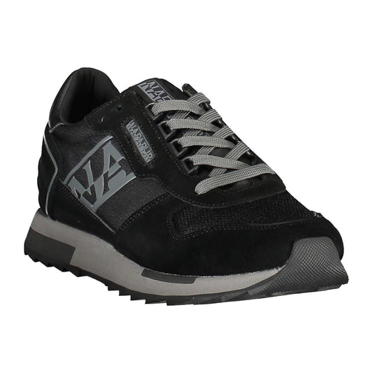 Napapijri Black Polyester Men Sneaker Napapijri