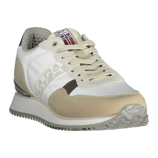 Napapijri White Polyester Men Sneaker Napapijri