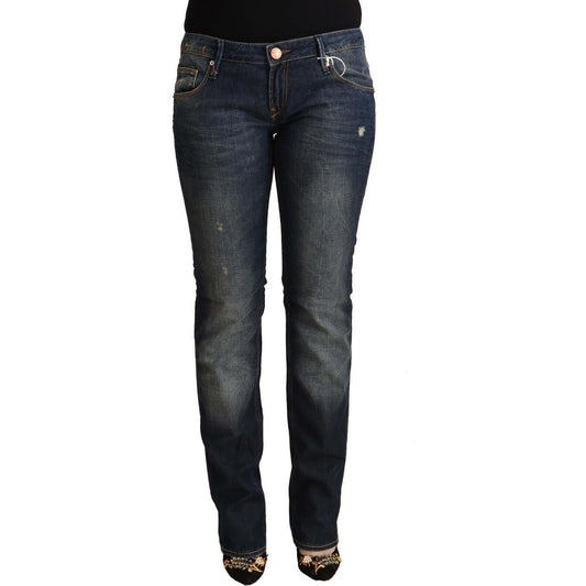 Acht Blue Washed Cotton Low Waist Skinny Denim Jeans 1728,67345645728,Acht,Blue,Clothing,Jeans & Pants - Women - Clothing,Jeans Denim - Clothing,Material: 100% Cotton,New with tags,Skinny Jeans - Jeans Denim - Clothing,W26,W30,Women,Women - Clothing