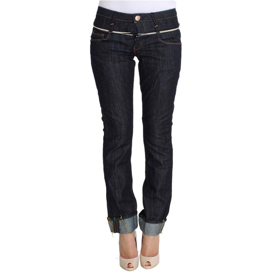 Acht Blue Denim Cotton Bottoms Straight Fit Jeans 1728,67345645728,Acht,Blue,Clothing,Jeans & Pants - Women - Clothing,Jeans Denim - Clothing,Material: Cotton,New with tags,Straight-Leg Jeans - Jeans Denim - Clothing,W26,Women,Women - Clothing