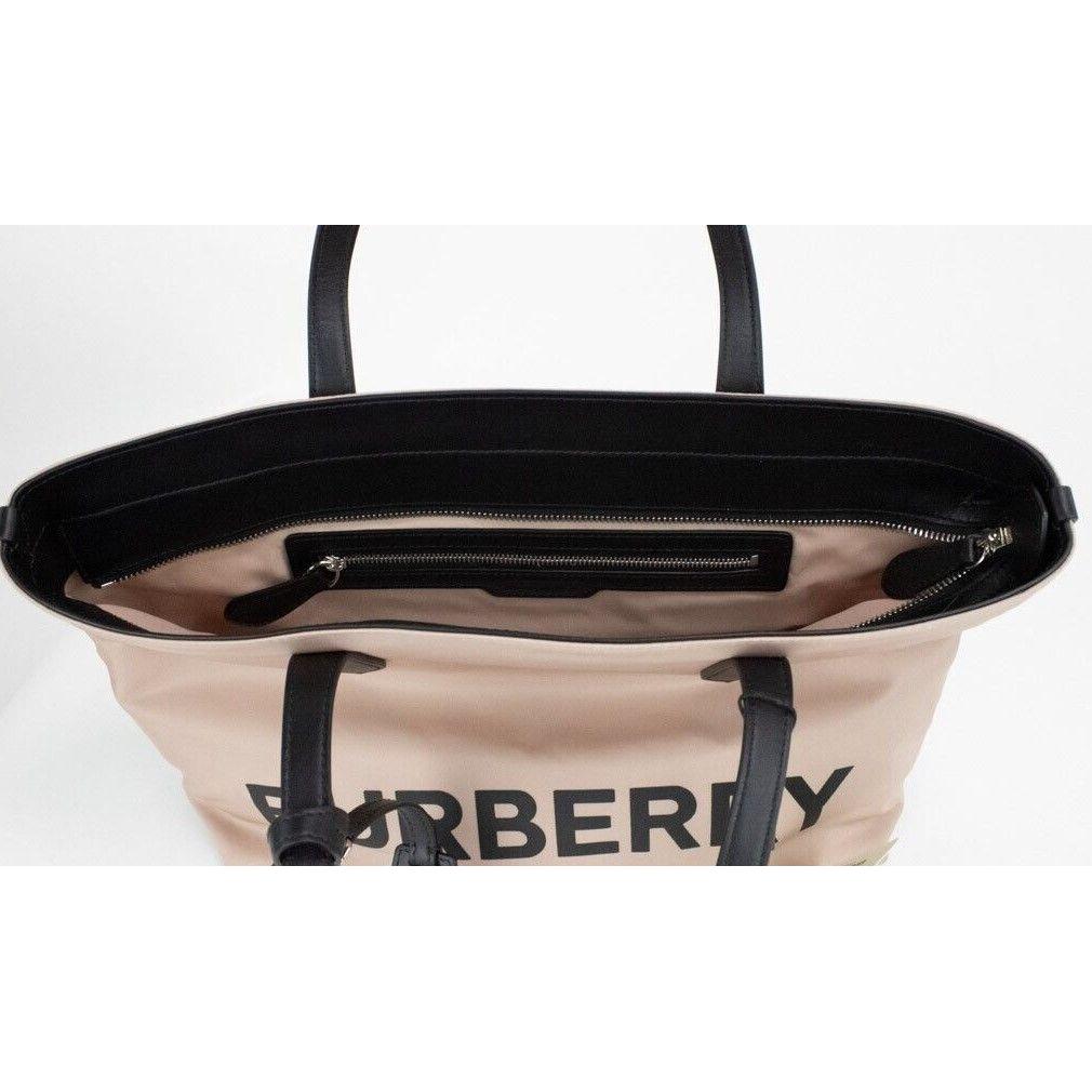 Burberry Small Rose Beige Logo Branded Econyl Nylon Tote Shoulder Handbag Purse WOMAN TOTES Burberry