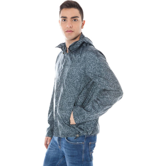 Calvin Klein Gray Polyamide Men Jacket Calvin Klein