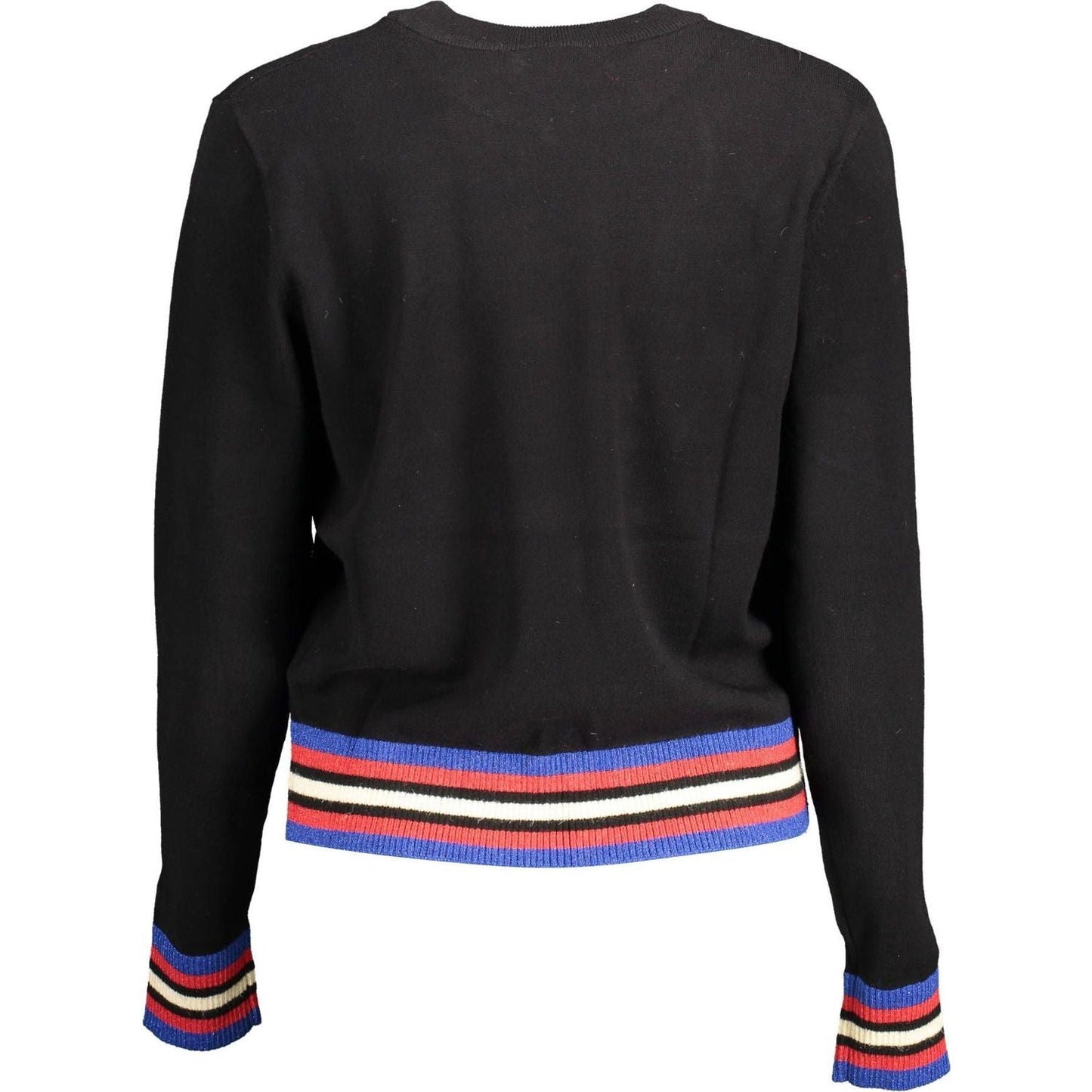 Desigual Black Viscose Women Sweater Desigual