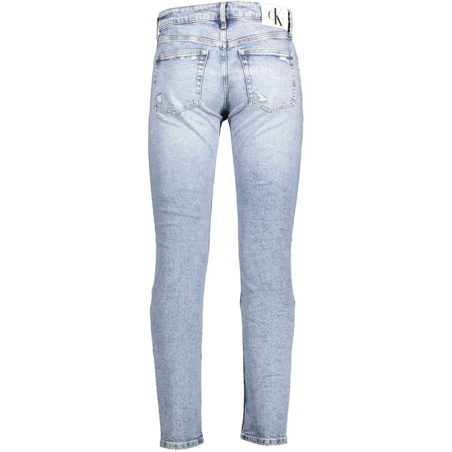 Calvin Klein Light Blue Cotton Men Jeans Calvin Klein