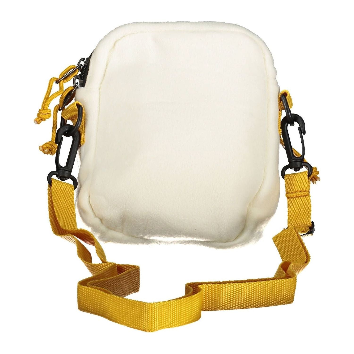 Front view with bag zipped and handles upright.