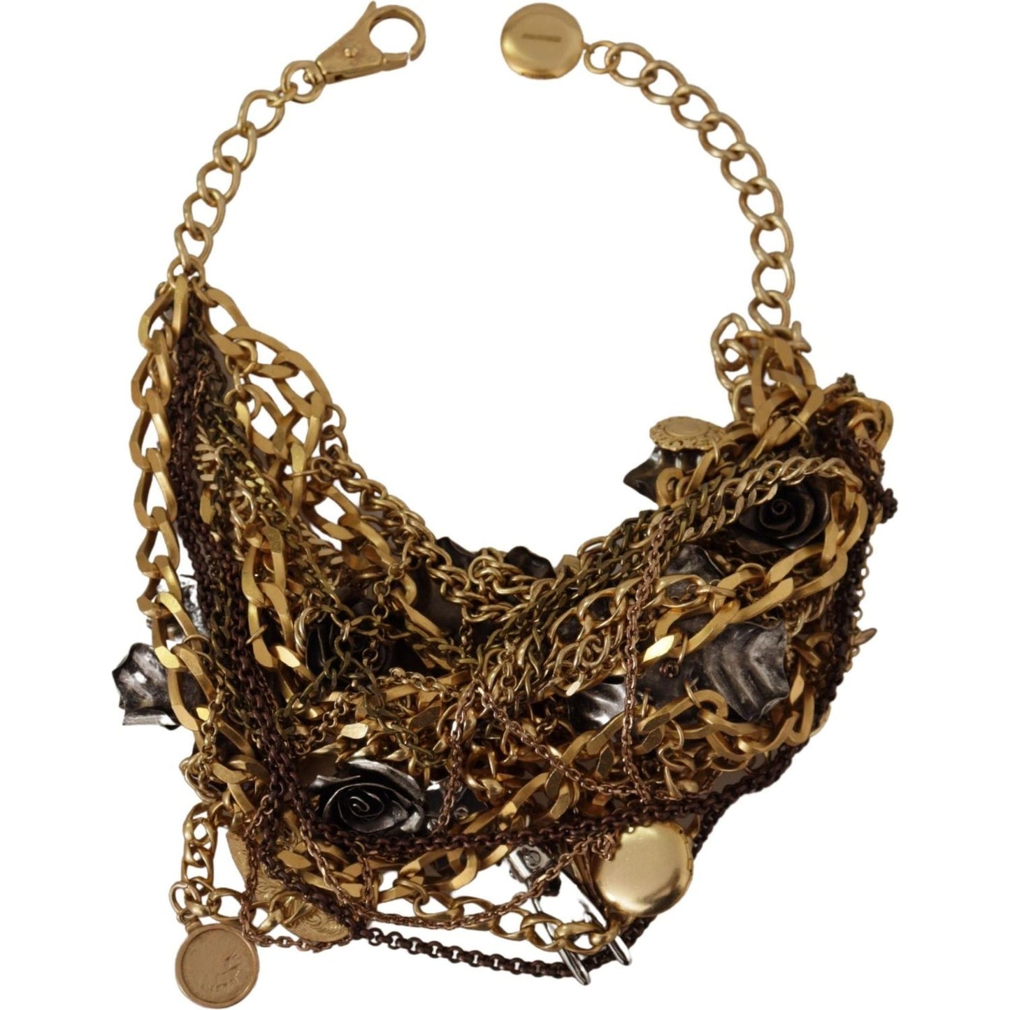 Dolce & Gabbana Sicilian Glamour Gold Statement Necklace WOMAN NECKLACE Dolce & Gabbana