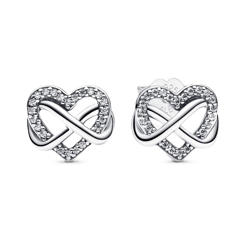 PANDORA JEWELS Mod. SPARKLING INFINITY HEART DESIGNER FASHION JEWELLERY PANDORA