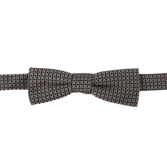 Dolce & Gabbana Elegant Black Silk Bow Tie Dolce & Gabbana