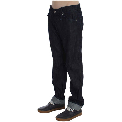 Acht Blue Cotton Regular Straight Fit Jeans 1728,67345645728,Acht,Blue,Clothing,Jeans & Pants - Men - Clothing,Jeans Denim - Clothing,Material: 100% Cotton,Men,Men - Clothing,New with tags,Straight-Leg Jeans - Jeans Denim - Clothing,W34