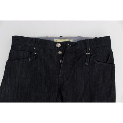 Acht Blue Cotton Regular Straight Fit Jeans 1728,67345645728,Acht,Blue,Clothing,Jeans & Pants - Men - Clothing,Jeans Denim - Clothing,Material: 100% Cotton,Men,Men - Clothing,New with tags,Straight-Leg Jeans - Jeans Denim - Clothing,W34
