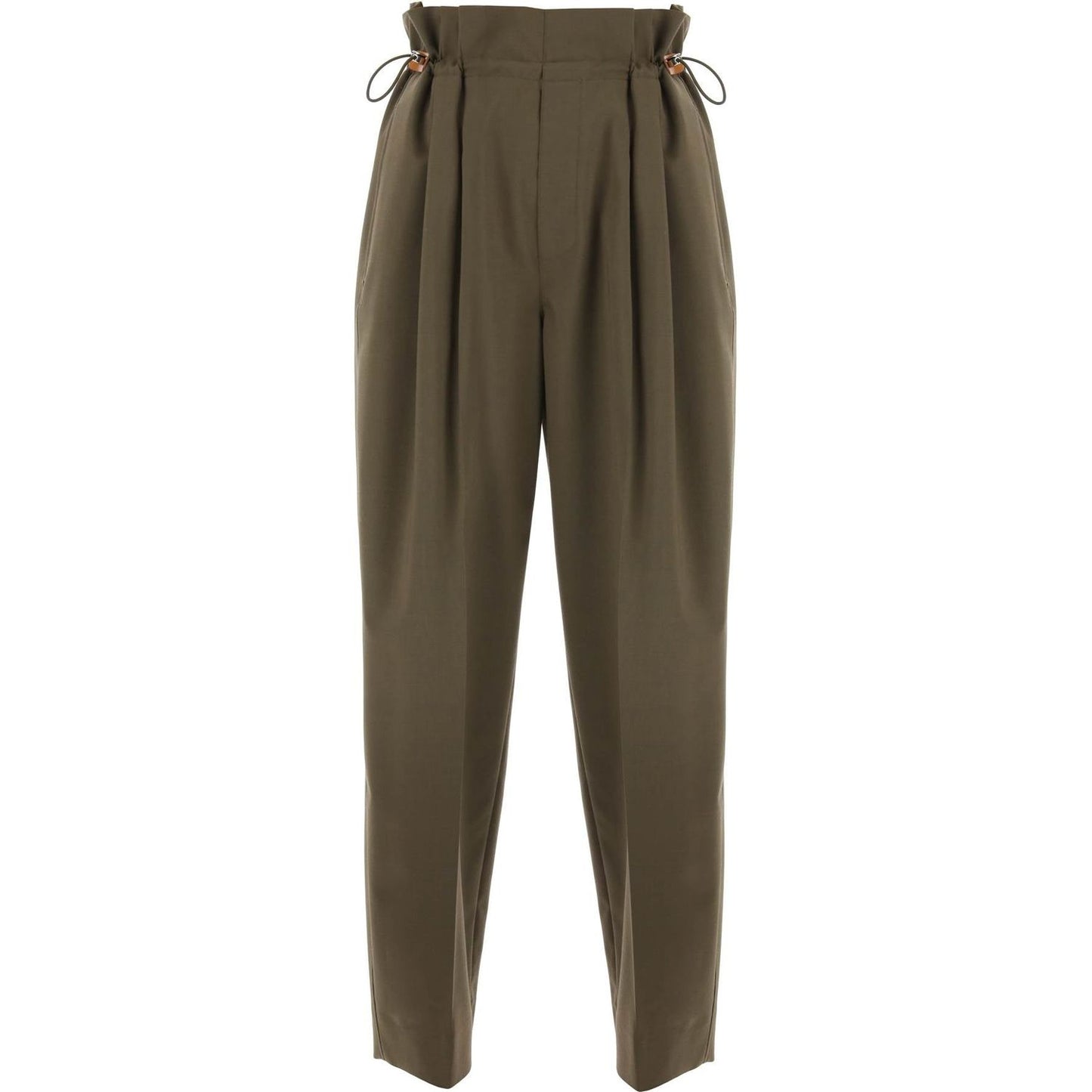 Moncler stretch wool drawstring pants Trousers Moncler