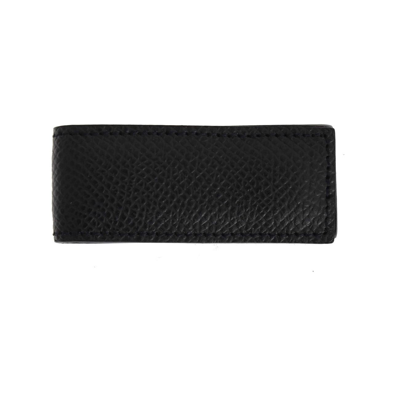 Dolce & Gabbana Elegant Blue Leather Money Clip Money Clip Dolce & Gabbana