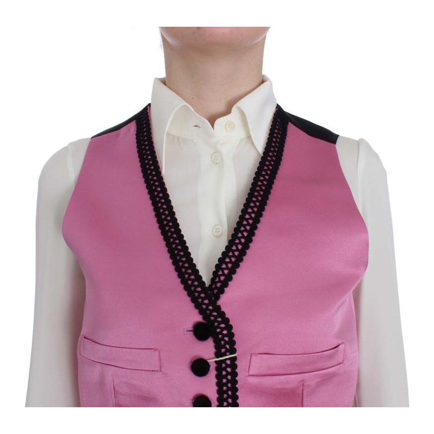 Dolce & Gabbana Silk-Cotton Blend Torero Inspired Vest Dolce & Gabbana