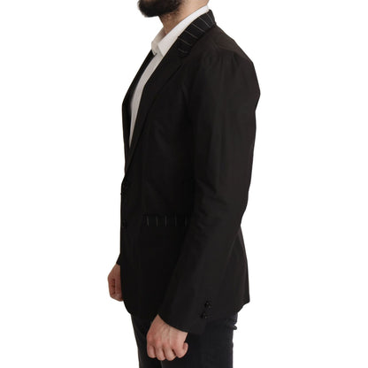 Dolce & Gabbana Black Cotton Single Breasted Blazer Jacket 15% Virgin Wool,1728,67345645728,Black,Blazers - Men - Clothing,Blazers - Suits & Blazers - Clothing,Clothing,Dolce & Gabbana,IT48 | M,IT52 | L,Material: 85% Cotton,Men,Men - Clothing,New with tag