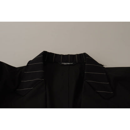 Dolce & Gabbana Black Cotton Single Breasted Blazer Jacket 15% Virgin Wool,1728,67345645728,Black,Blazers - Men - Clothing,Blazers - Suits & Blazers - Clothing,Clothing,Dolce & Gabbana,IT48 | M,IT52 | L,Material: 85% Cotton,Men,Men - Clothing,New with tag