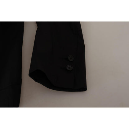 Dolce & Gabbana Black Cotton Single Breasted Blazer Jacket 15% Virgin Wool,1728,67345645728,Black,Blazers - Men - Clothing,Blazers - Suits & Blazers - Clothing,Clothing,Dolce & Gabbana,IT48 | M,IT52 | L,Material: 85% Cotton,Men,Men - Clothing,New with tag