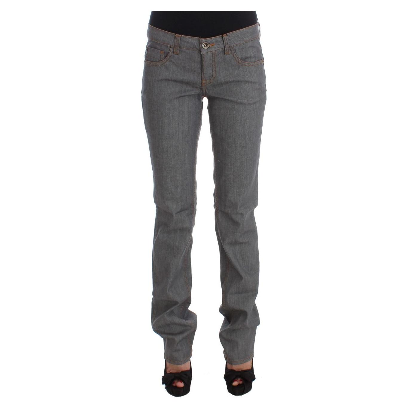 Costume National Gray Cotton Regular Fit Denim Jeans 1728,2% Elastan,67345645728,Clothing,Costume National,Gray,Jeans & Pants - Women - Clothing,Jeans Denim - Clothing,Material: 98% Cotton,New with tags,Skinny Jeans - Jeans Denim - Clothing,Slim Fit Jeans