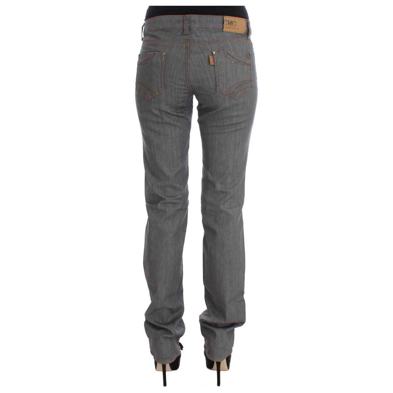 Costume National Gray Cotton Regular Fit Denim Jeans 1728,2% Elastan,67345645728,Clothing,Costume National,Gray,Jeans & Pants - Women - Clothing,Jeans Denim - Clothing,Material: 98% Cotton,New with tags,Skinny Jeans - Jeans Denim - Clothing,Slim Fit Jeans