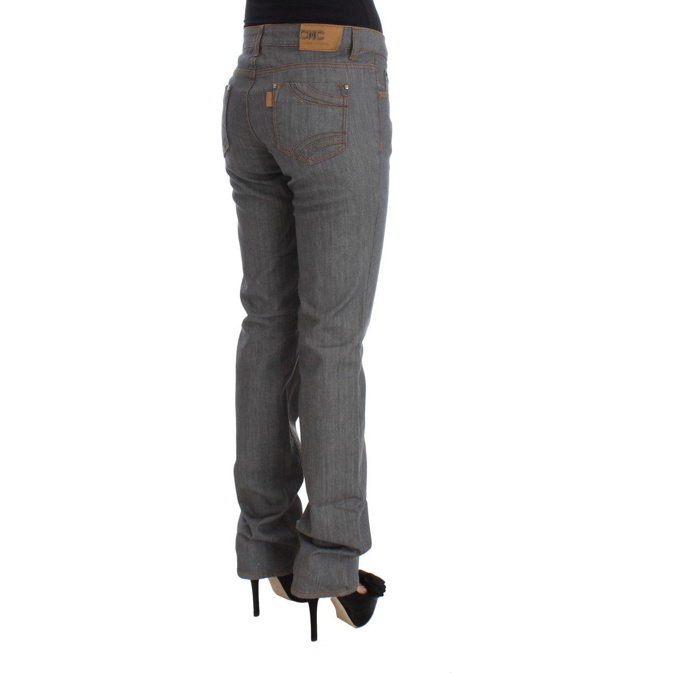 Costume National Gray Cotton Regular Fit Denim Jeans 1728,2% Elastan,67345645728,Clothing,Costume National,Gray,Jeans & Pants - Women - Clothing,Jeans Denim - Clothing,Material: 98% Cotton,New with tags,Skinny Jeans - Jeans Denim - Clothing,Slim Fit Jeans
