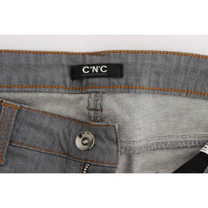 Costume National Gray Cotton Regular Fit Denim Jeans 1728,2% Elastan,67345645728,Clothing,Costume National,Gray,Jeans & Pants - Women - Clothing,Jeans Denim - Clothing,Material: 98% Cotton,New with tags,Skinny Jeans - Jeans Denim - Clothing,Slim Fit Jeans