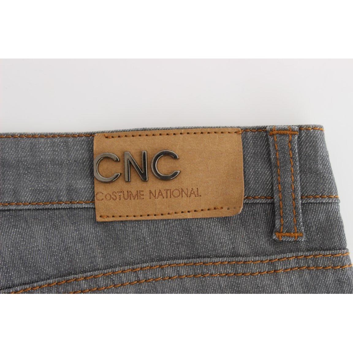 Costume National Gray Cotton Regular Fit Denim Jeans 1728,2% Elastan,67345645728,Clothing,Costume National,Gray,Jeans & Pants - Women - Clothing,Jeans Denim - Clothing,Material: 98% Cotton,New with tags,Skinny Jeans - Jeans Denim - Clothing,Slim Fit Jeans