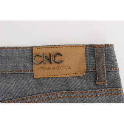 Costume National Gray Cotton Regular Fit Denim Jeans 1728,2% Elastan,67345645728,Clothing,Costume National,Gray,Jeans & Pants - Women - Clothing,Jeans Denim - Clothing,Material: 98% Cotton,New with tags,Skinny Jeans - Jeans Denim - Clothing,Slim Fit Jeans