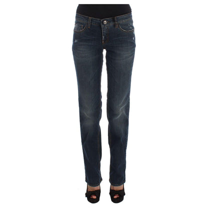 Costume National Blue Cotton Blend Bootcut Jeans 1728,2% Elastan,67345645728,Blue,Bootcut Jeans - Jeans Denim - Clothing,Clothing,Costume National,Jeans & Pants - Women - Clothing,Jeans Denim - Clothing,Material: 98% Cotton,New with tags,W26,Women,Women -