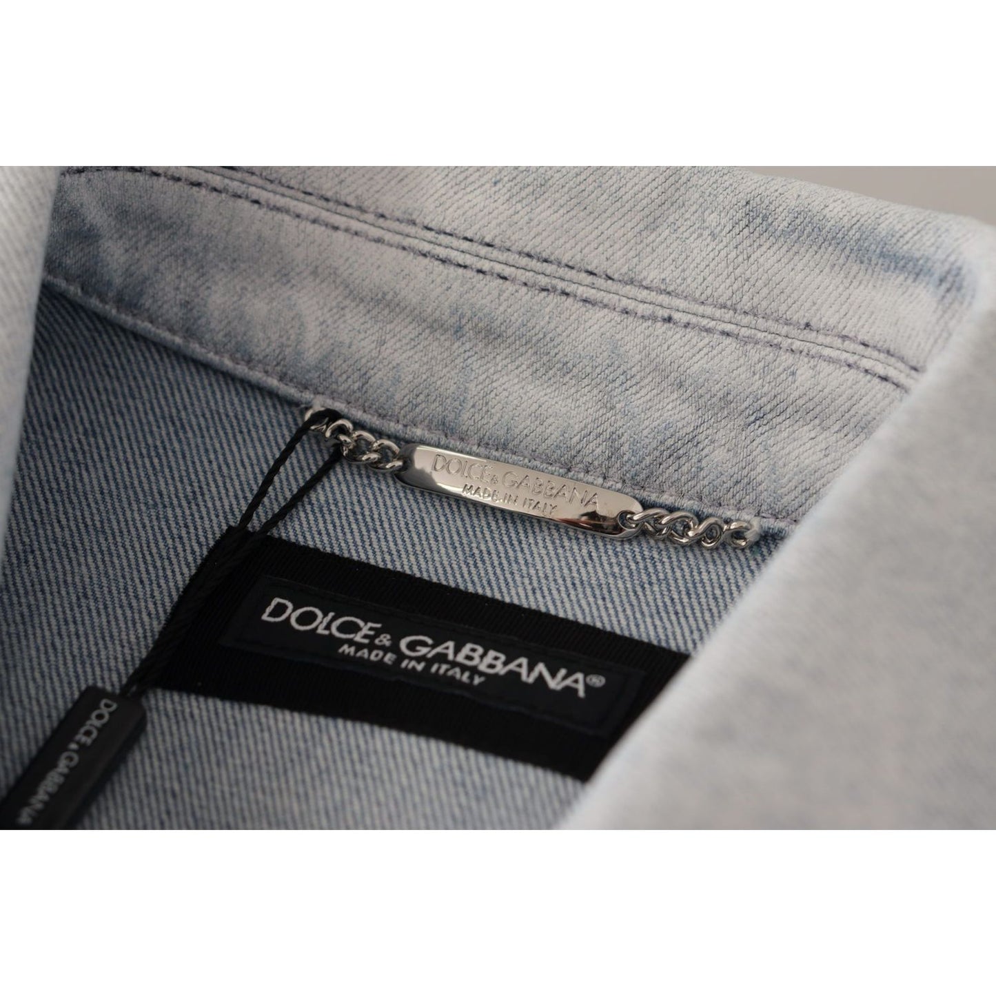 Dolce & Gabbana Elegant Light Blue Denim Jacket Dolce & Gabbana