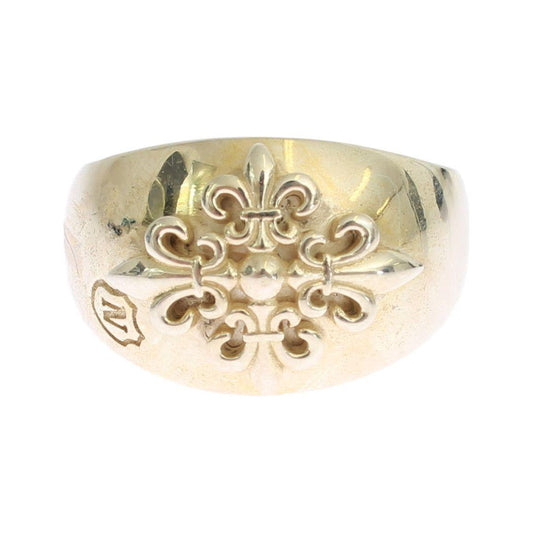 Nialaya Silver Crest 925 Sterling Ring Ring