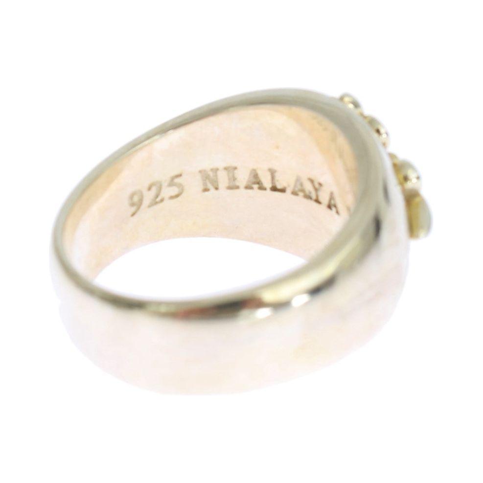 Nialaya Silver Statement Mens Ring Ring Nialaya