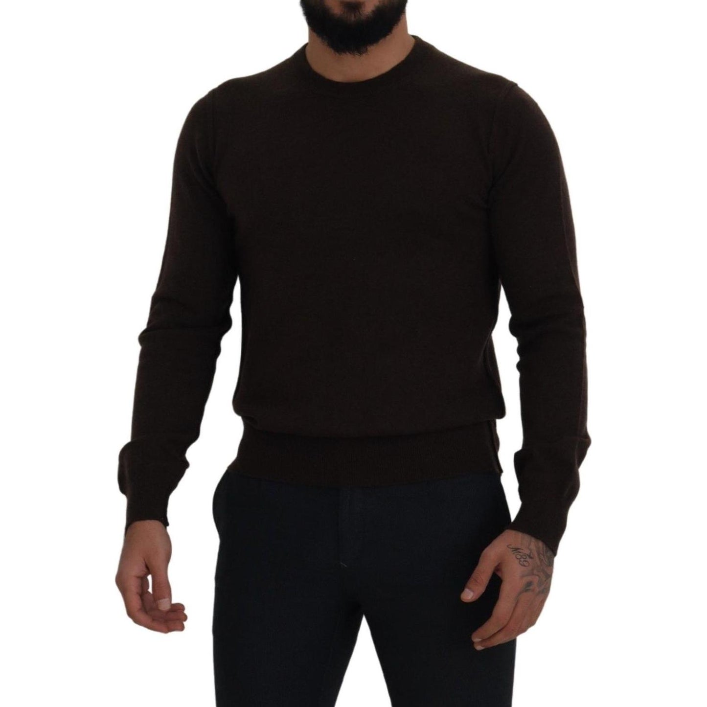 Dolce & Gabbana Elegant Cashmere Crew Neck Sweater Dolce & Gabbana