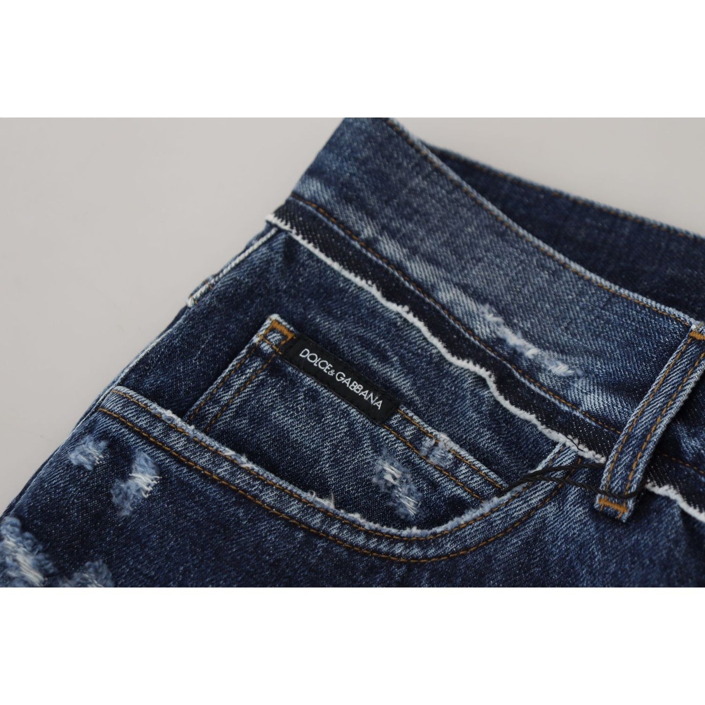 Dolce & Gabbana Elegant Blue Wash Regular Fit Jeans Dolce & Gabbana