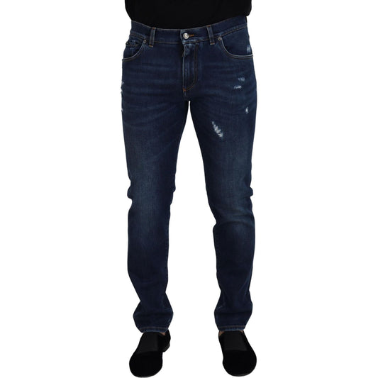 Dolce & Gabbana Chic Slim Fit Italian Denim Sensation Dolce & Gabbana