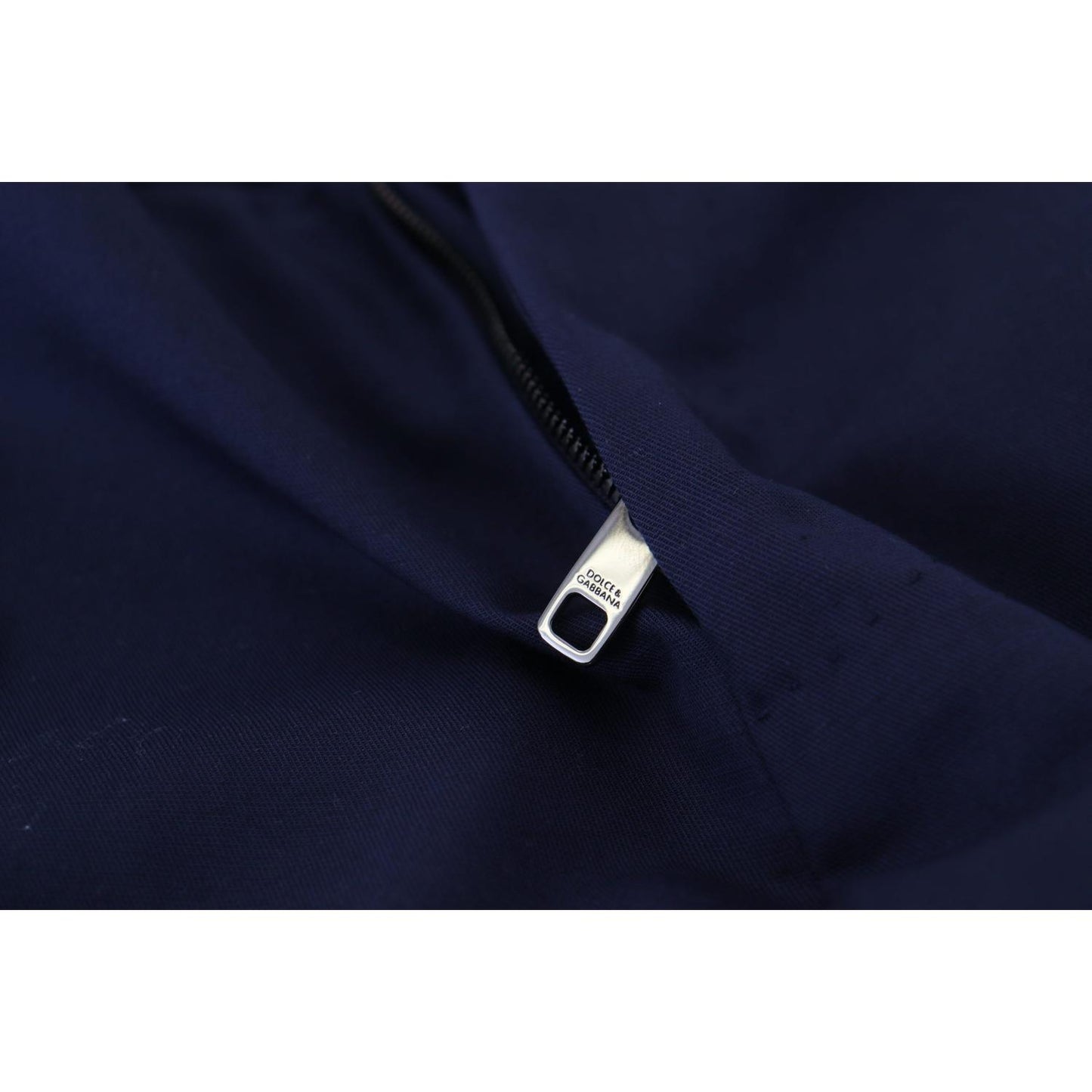 Dolce & Gabbana Elegant Slim Fit Blue Dress Pants Dolce & Gabbana