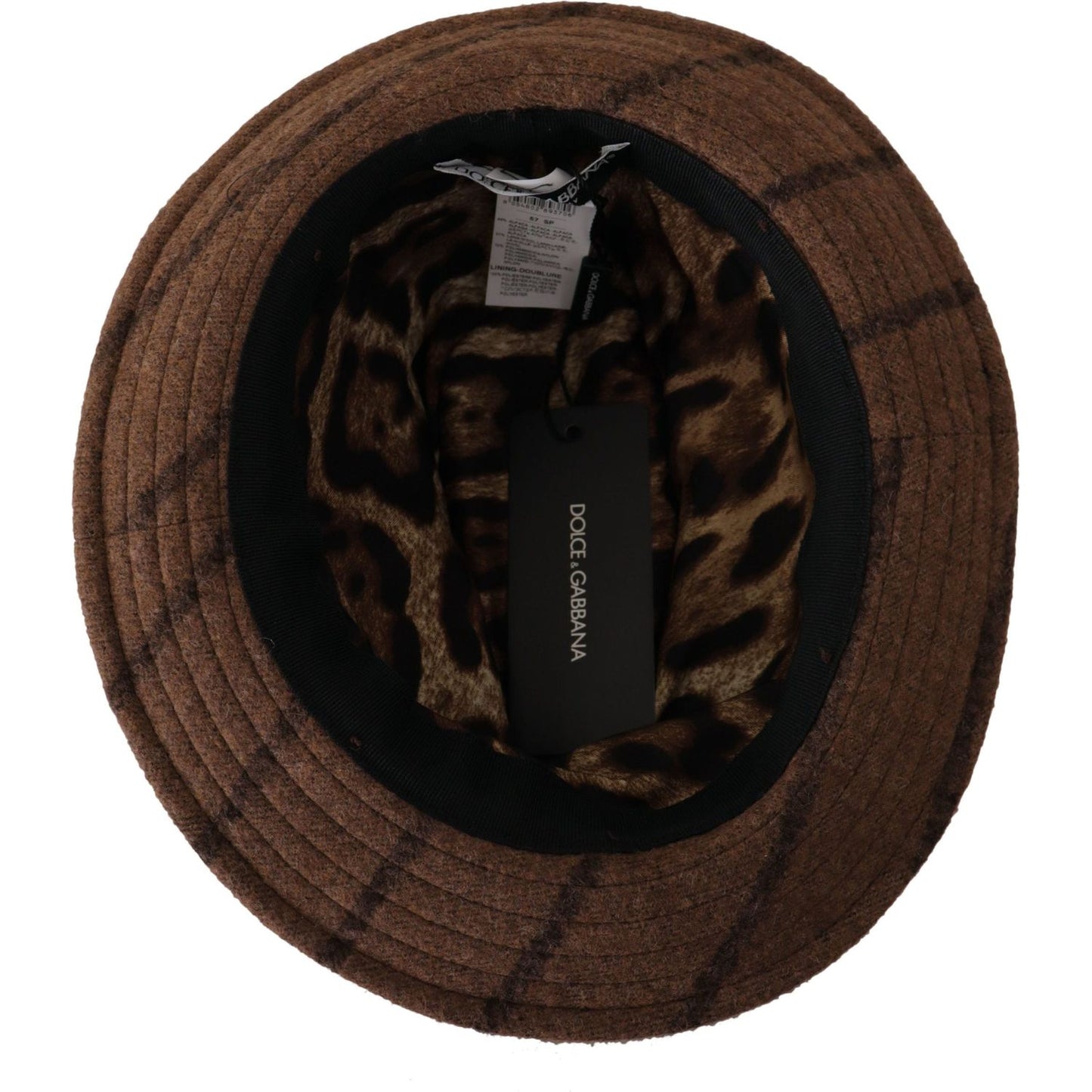 Dolce & Gabbana Elegant Wide Brim Fedora Hat Dolce & Gabbana