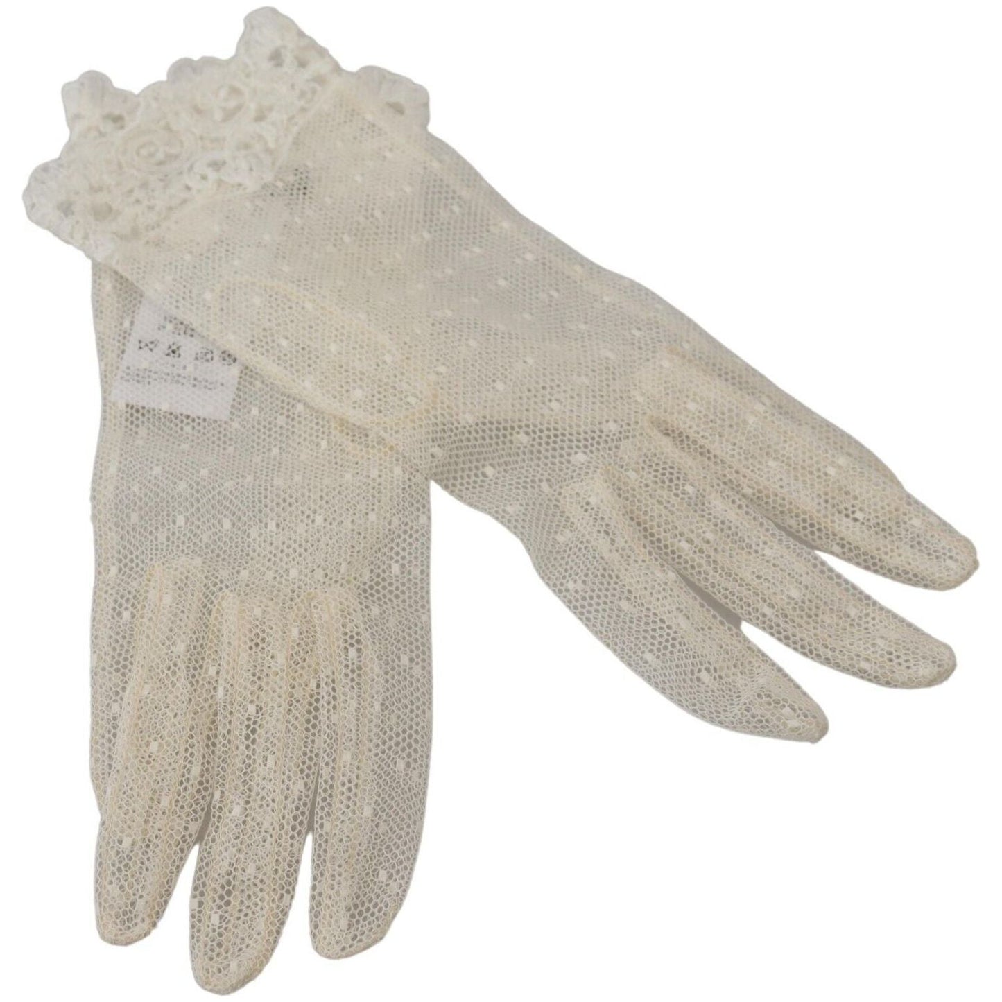 Dolce & Gabbana Chic White Wrist Length Gloves Dolce & Gabbana