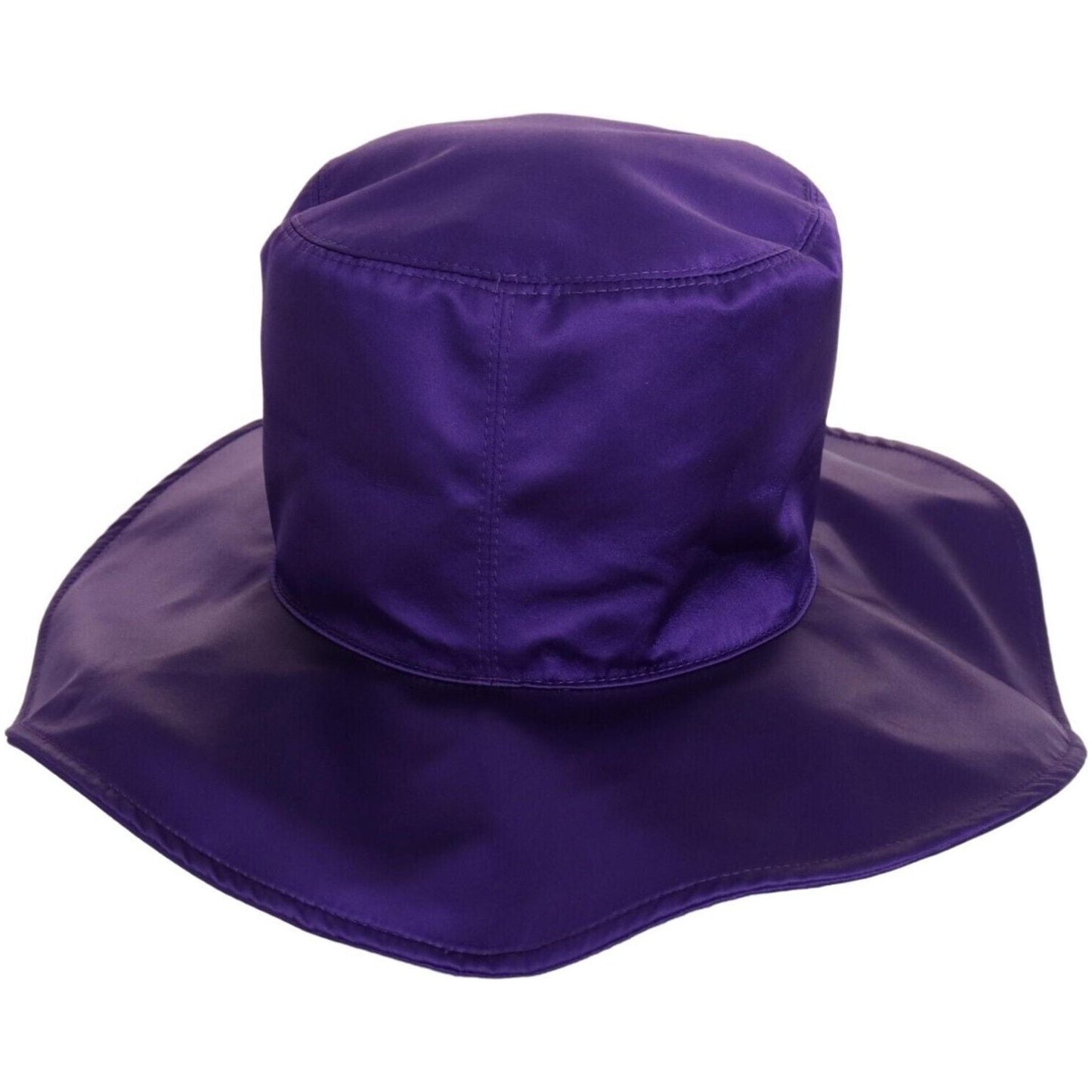 Dolce & Gabbana Elegant Purple Silk Top Hat Dolce & Gabbana