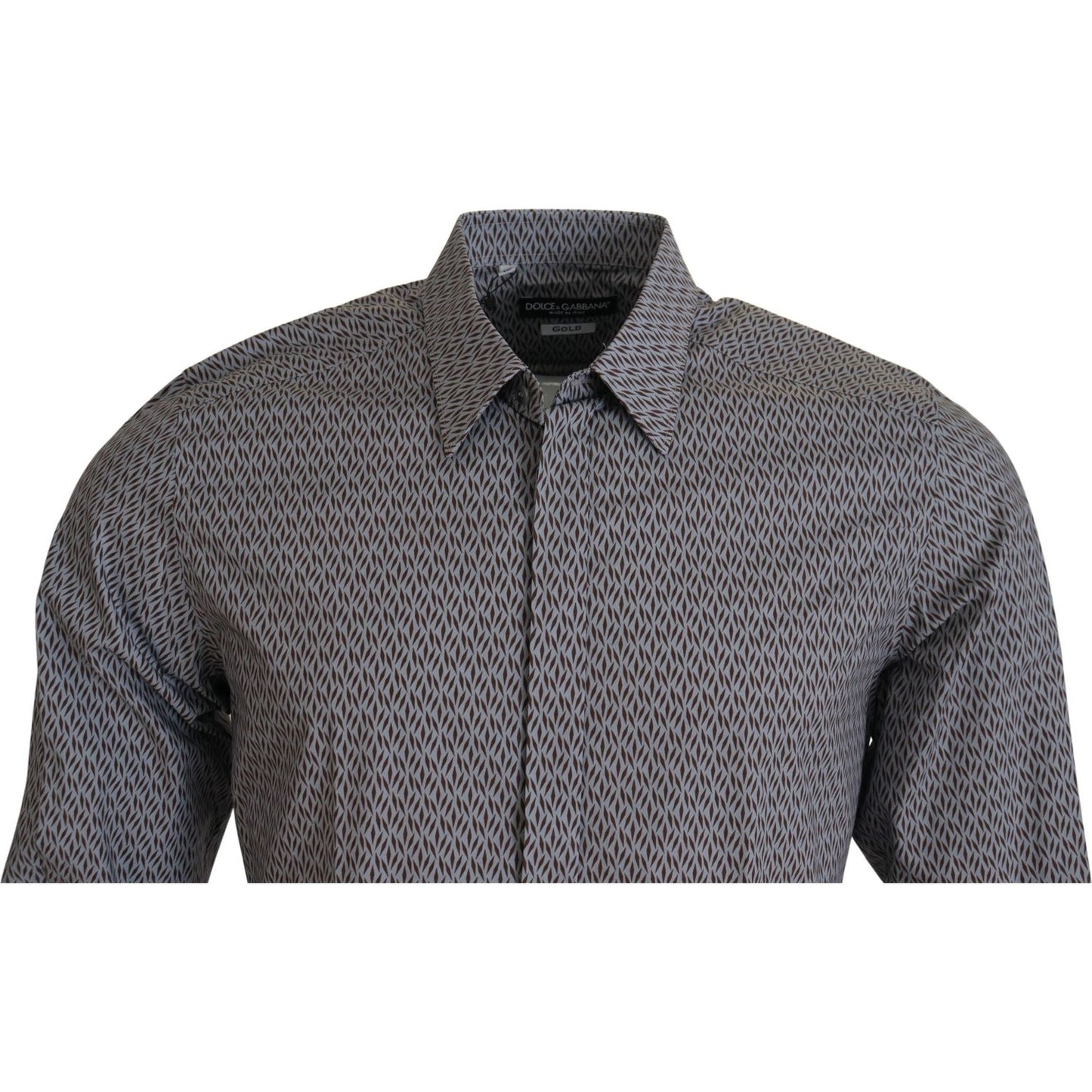 Dolce & Gabbana Elegant Slim Fit Formal Cotton Shirt Dolce & Gabbana