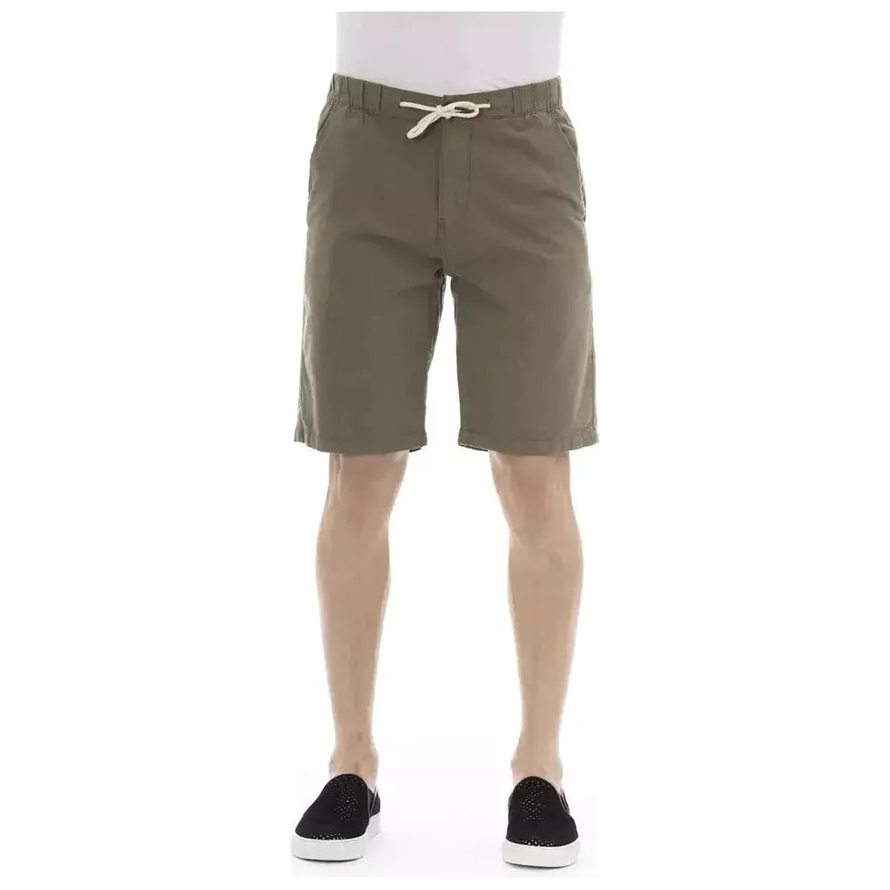 Baldinini Trend Army Cotton Men Short Baldinini Trend