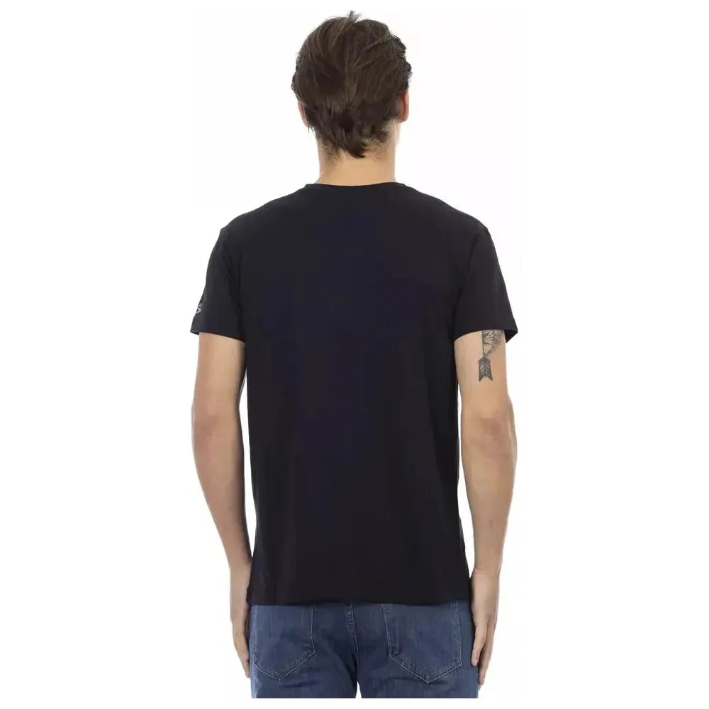 Trussardi Action Black Cotton Men's T-Shirt