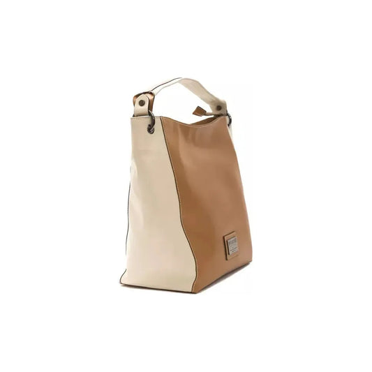 Pompei Donatella Brown Leather Women Shoulder Bag Pompei Donatella