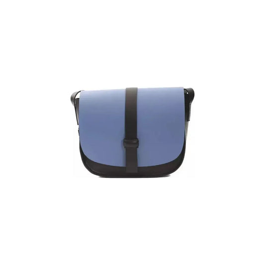 Pompei Donatella Blue Leather Women Crossbody Bag Pompei Donatella